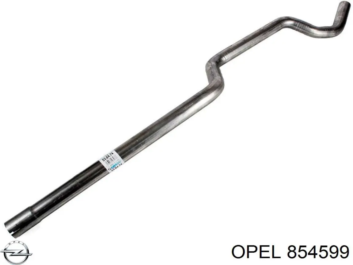 Silenciador central Opel 854599 precio, desde 30,92 EUR