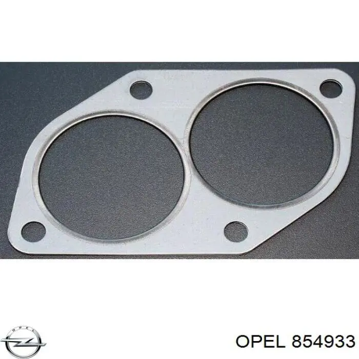 854933 Opel junta, tubo de escape silenciador