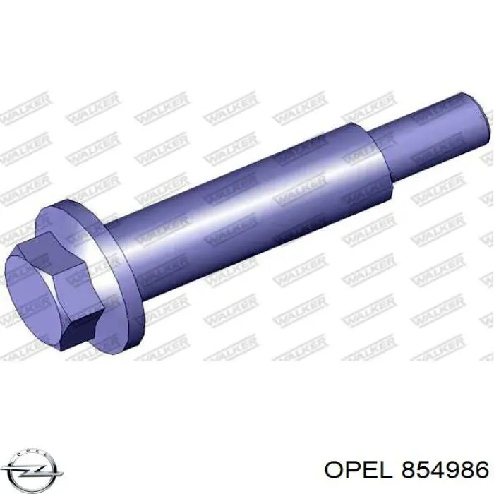 Comprar 854986 Opel Perno del sistema de escape (silenciador)