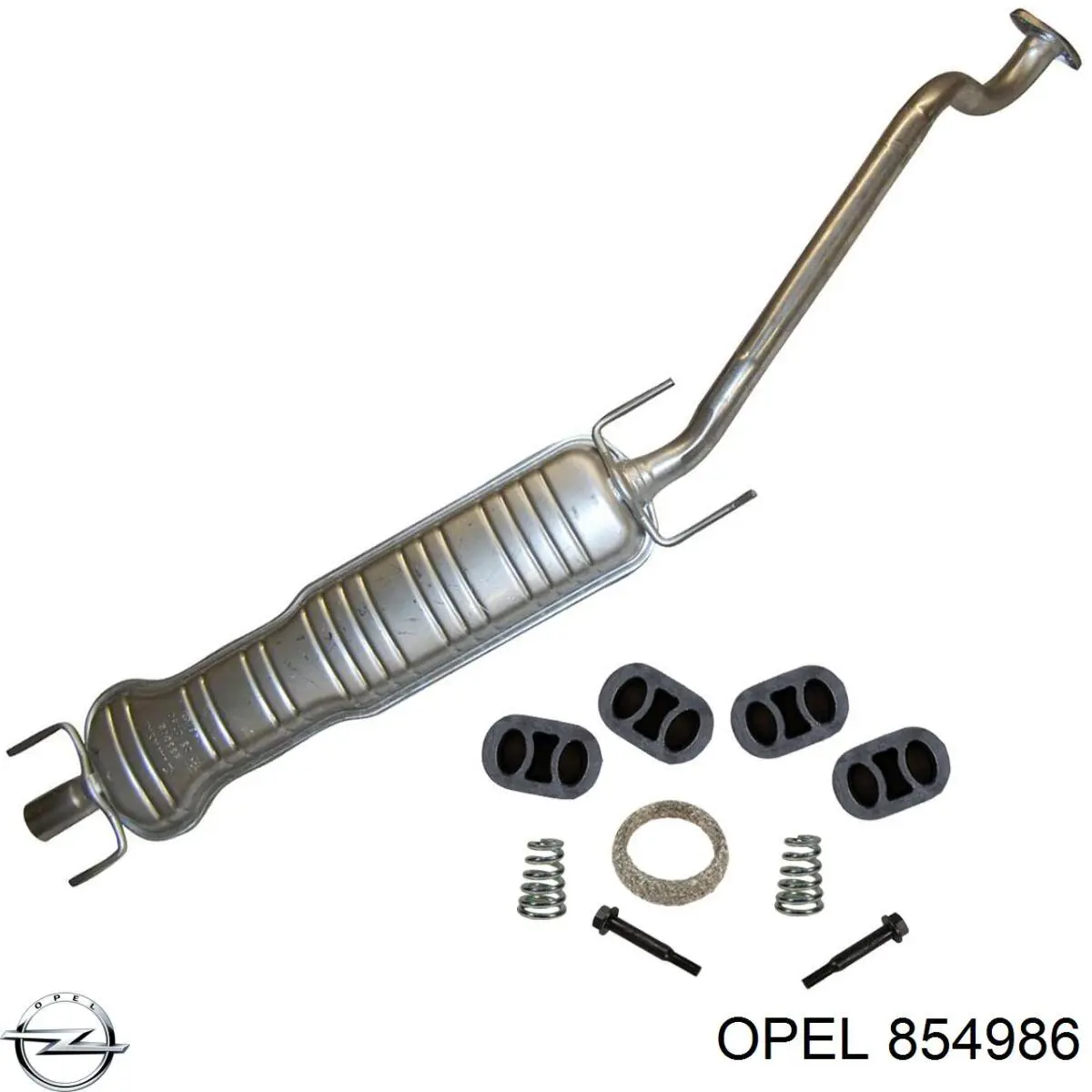 854986 Opel Perno del sistema de escape (silenciador)