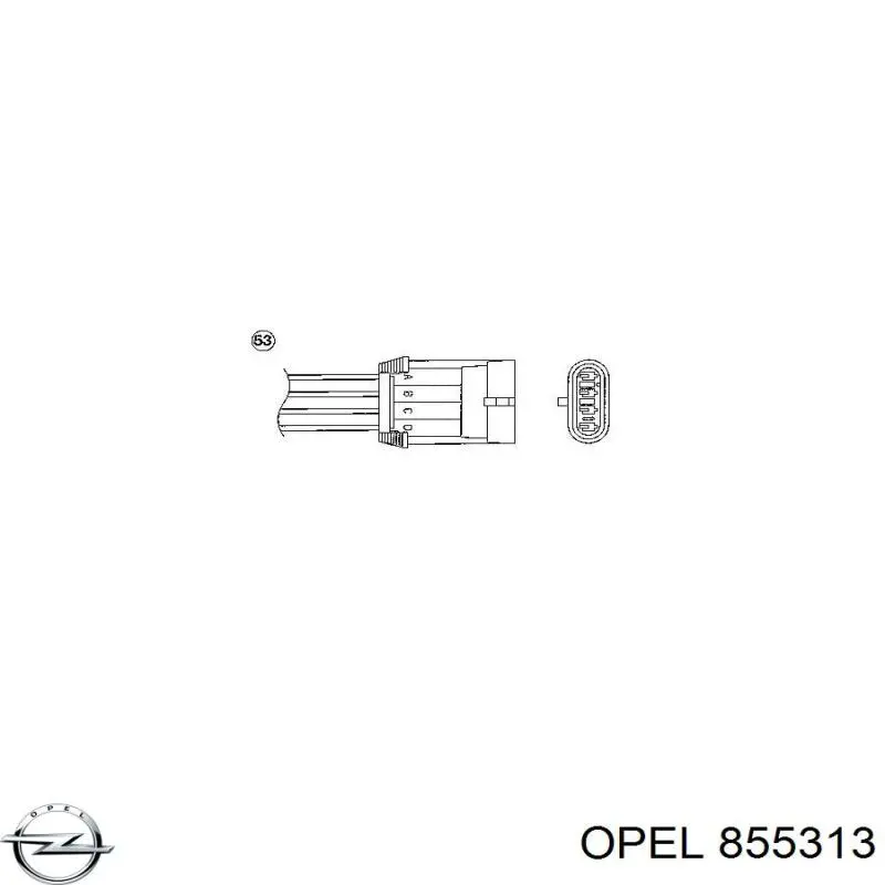 855313 Opel sonda lambda sensor de oxigeno para catalizador