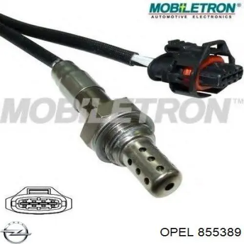 Sonda lambda de oxígeno posterior al catalizador 855389 Opel