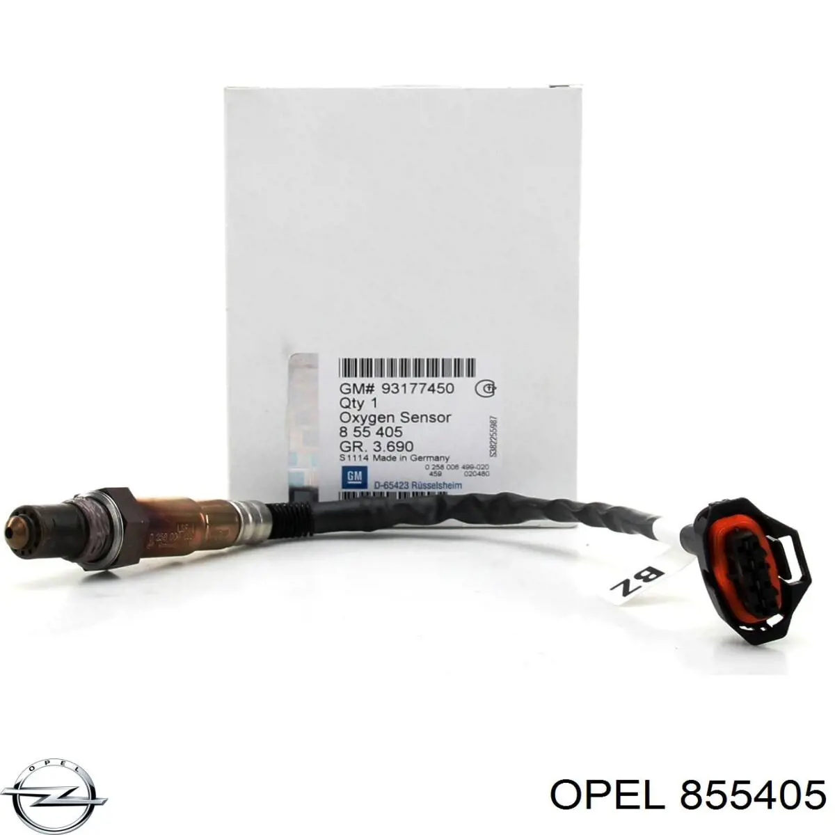 Sonda lambda de oxígeno posterior al catalizador 855405 Opel