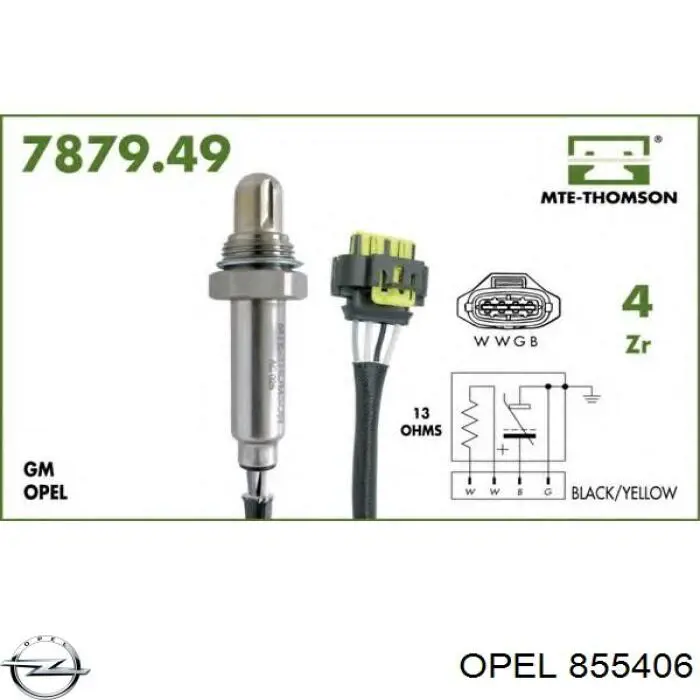 Sensor de oxígeno previo al catalizador 93177451 Opel
