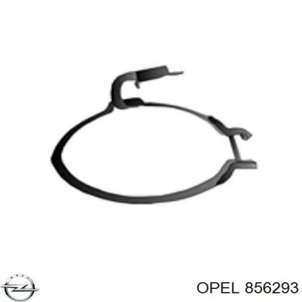856293 Opel abrazadera de tubo de escape trasera