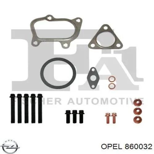 860032 Opel turbocompresor