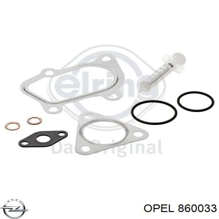860033 Opel Turbo para motor