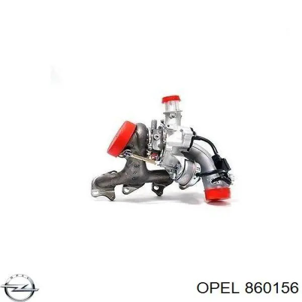860156 Opel turbocompresor
