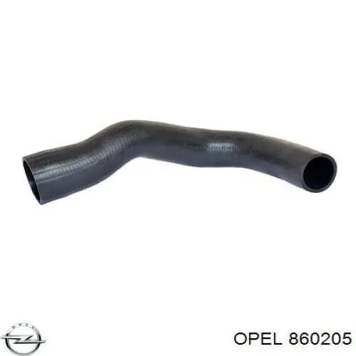 860205 Opel tubo flexible de aire de sobrealimentación inferior derecho