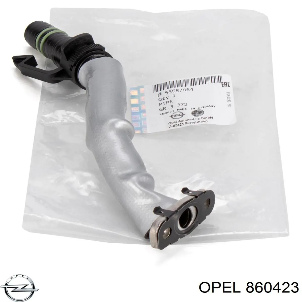 Tubo de drenaje de aceite de turbocompresor 55587854 Peugeot/Citroen