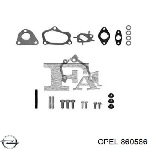 860586 Opel turbocompresor