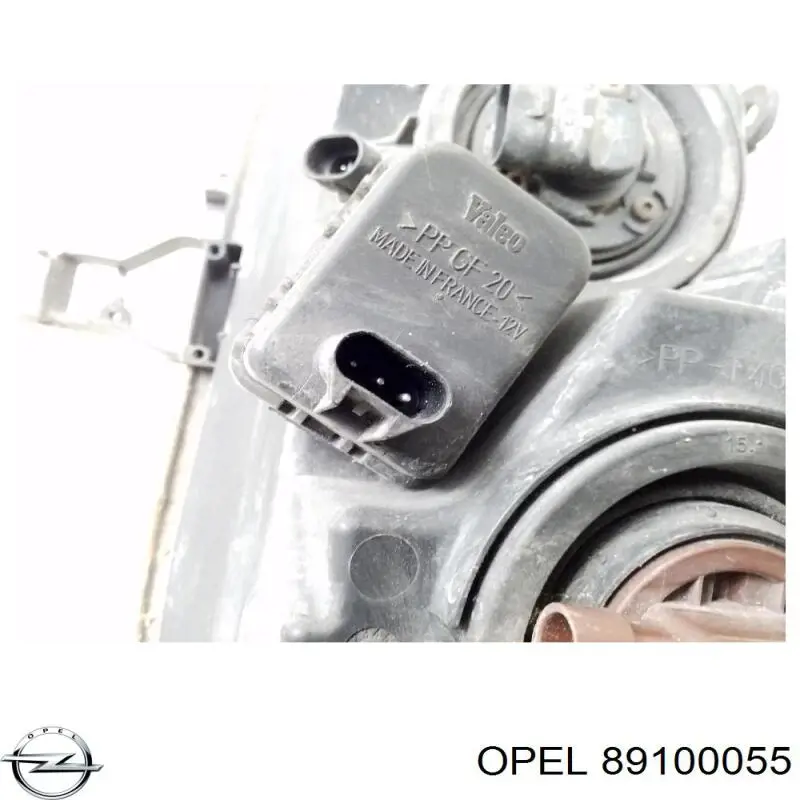 Faro derecho 89100055 Opel