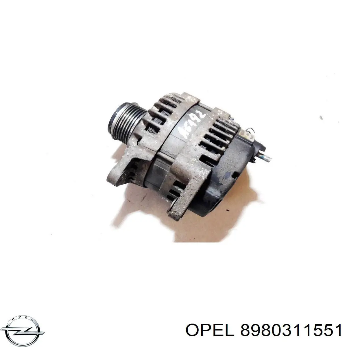 8980311551 Opel alternador