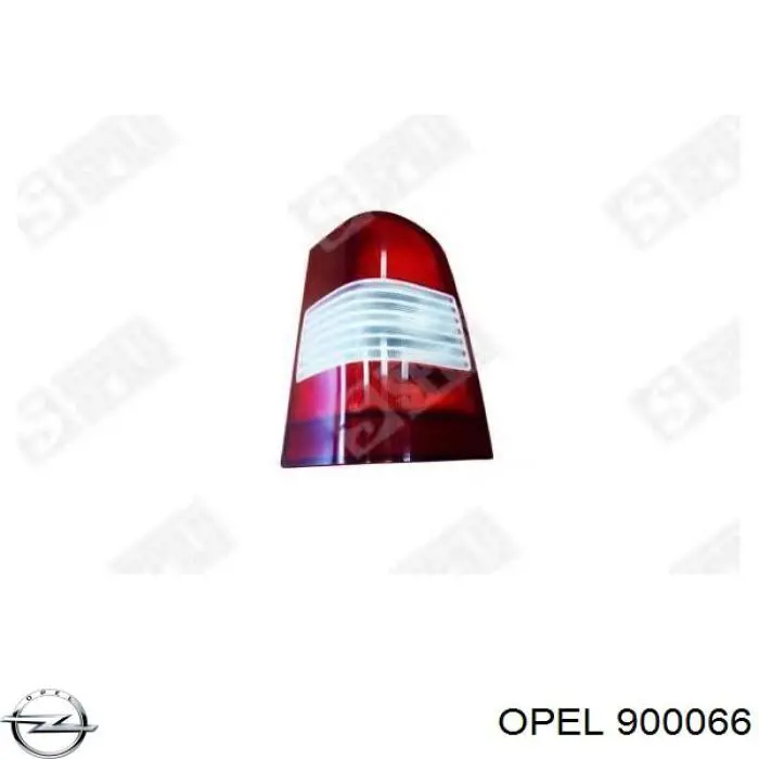 900066 Opel cremallera de dirección