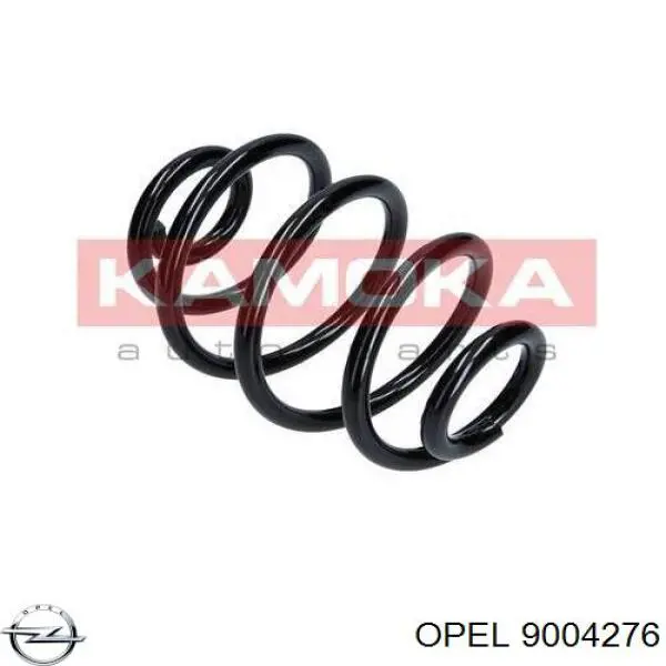 9004276 Opel muelle de suspensión eje trasero
