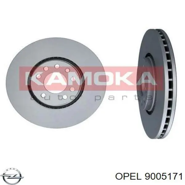 9005171 Opel disco de freno delantero