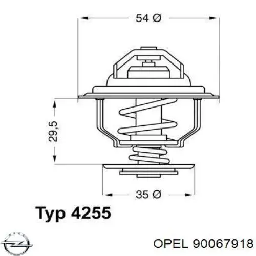 90067918 Opel termostato, refrigerante