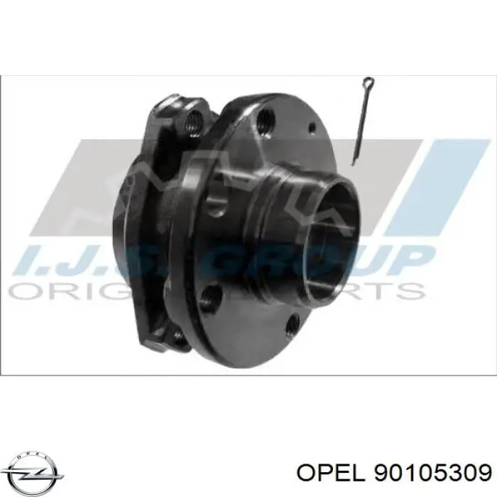 Comprar 90105309 Opel Tuerca del cubo de la rueda delantera
