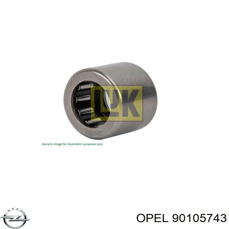 90105743 Opel cojinete guía, embrague