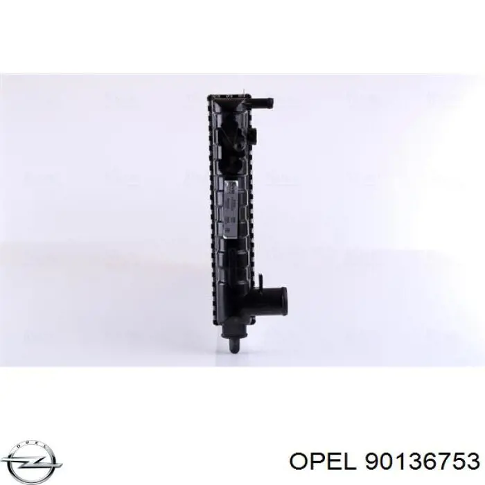 90136753 Opel radiador refrigeración del motor