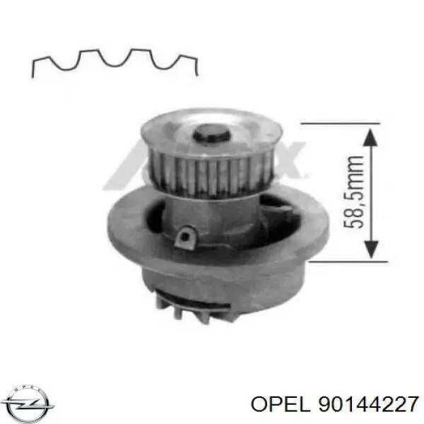 90144227 Opel bomba de agua