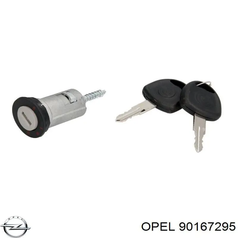 Bombín de cerradura de encendido 90167295 Opel