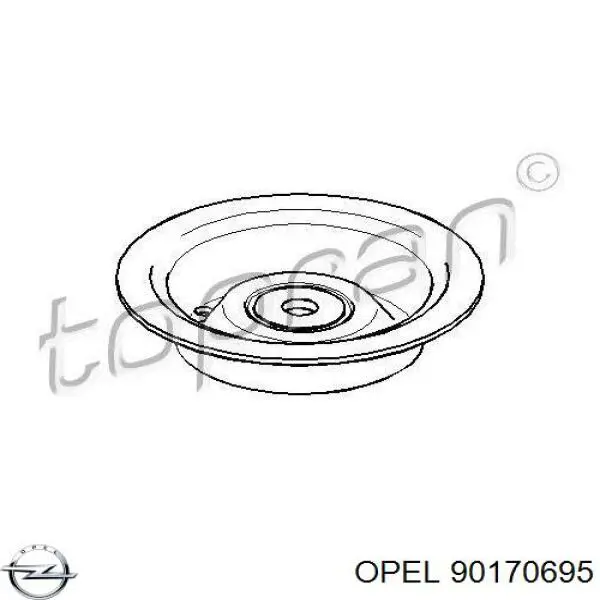 90170695 Opel rodamiento amortiguador delantero