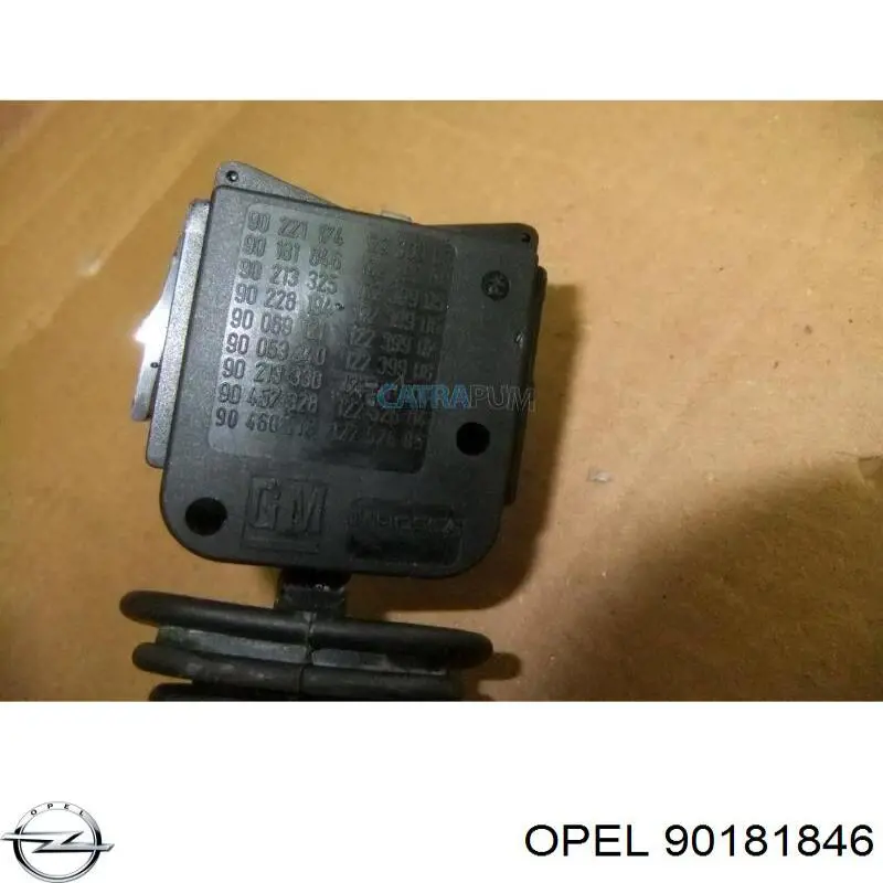 Conmutador izquierdo de la columna de dirección 90181846 Opel