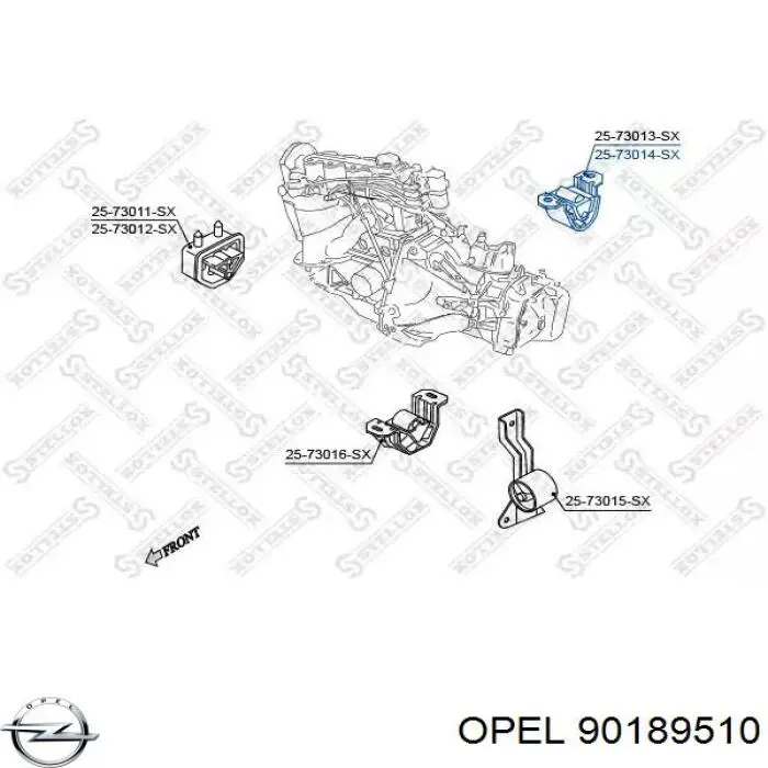 90189510 Opel soporte de motor trasero
