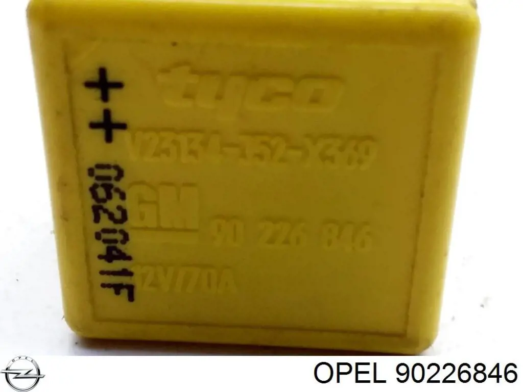 Relé de bomba eléctrica de combustible 90226846 Opel