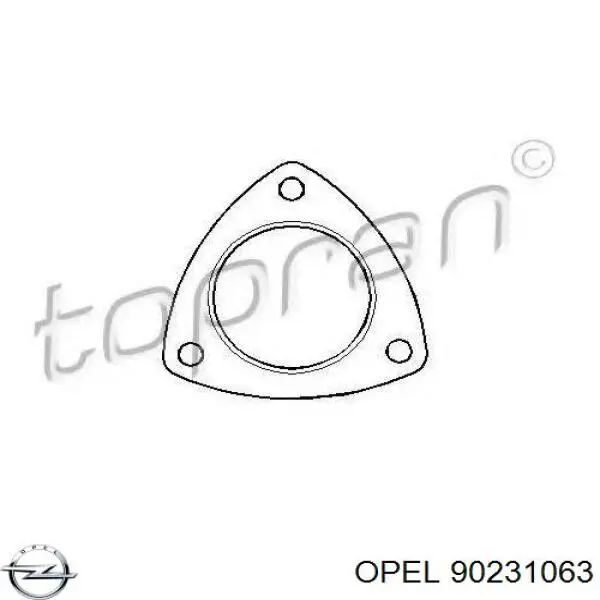 90231063 Opel junta, catalizador, tubo de escape