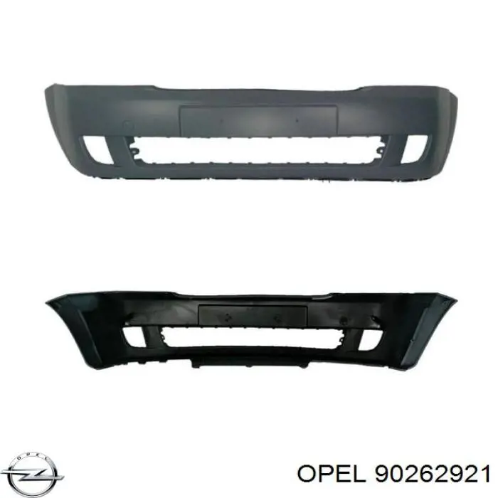 90262921 Opel parachoques delantero