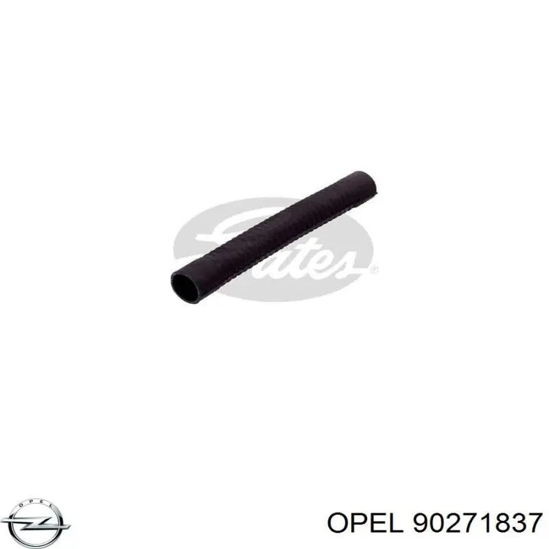 90271837 Opel tubería de radiador, alimentación