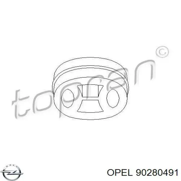 90280491 Opel soporte escape
