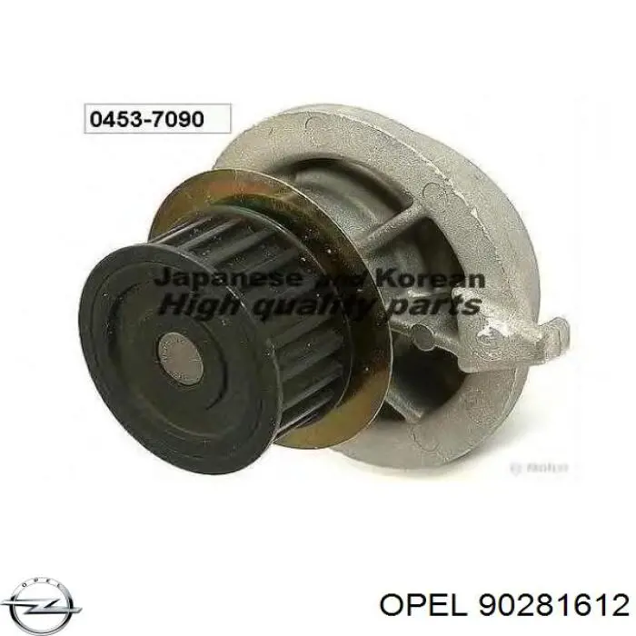 90281612 Opel bomba de agua