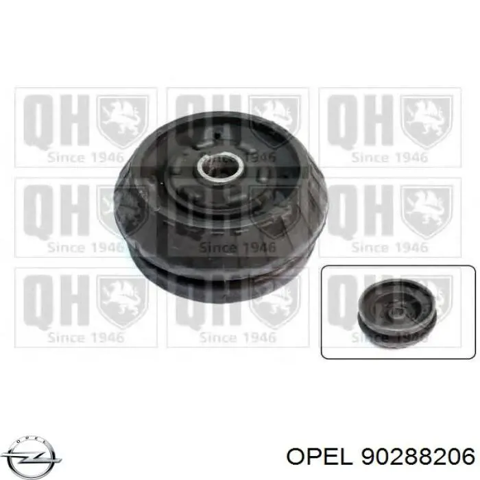 90288206 Opel soporte amortiguador delantero