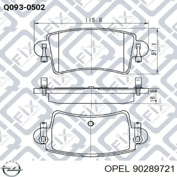 90289721 Opel soporte motor delantero