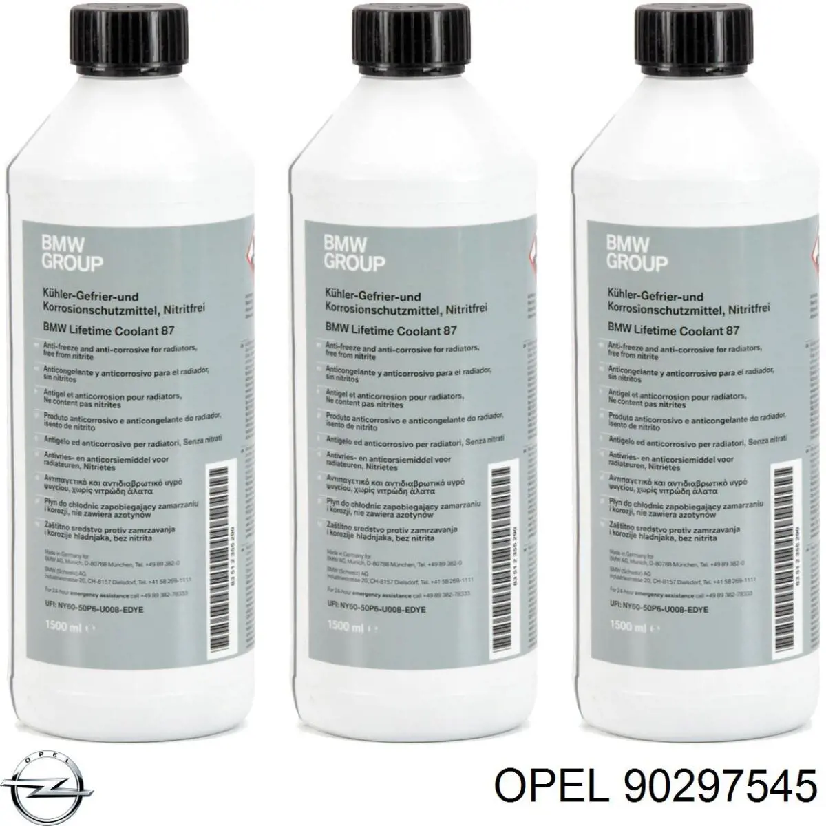 Liquido refrigerante 90297545 Opel