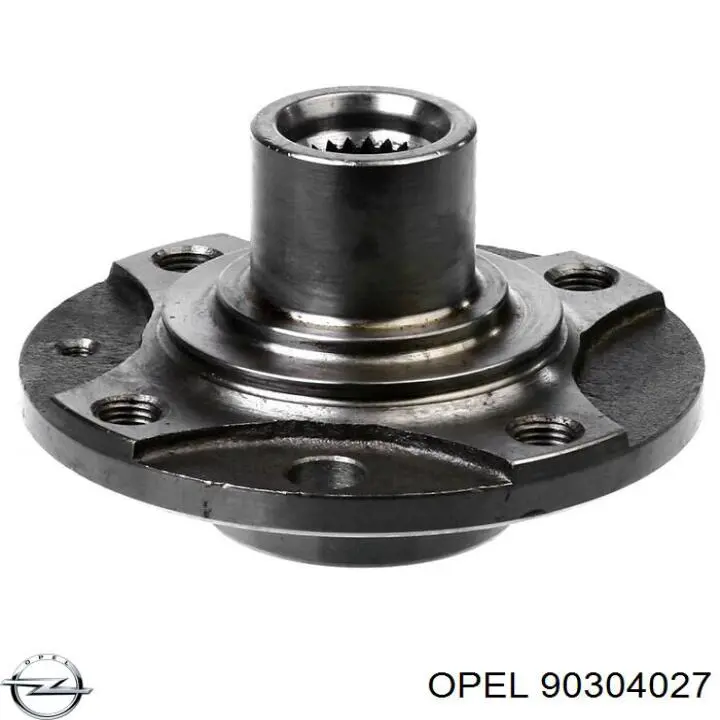 90304027 Opel cubo de rueda delantero