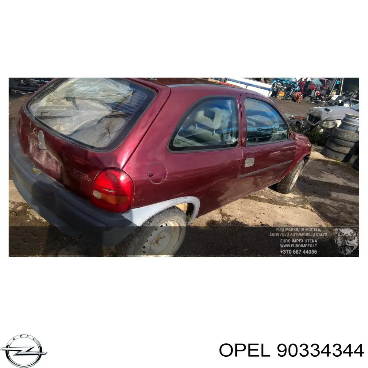 90334344 Opel caja de cambios mecánica, completa