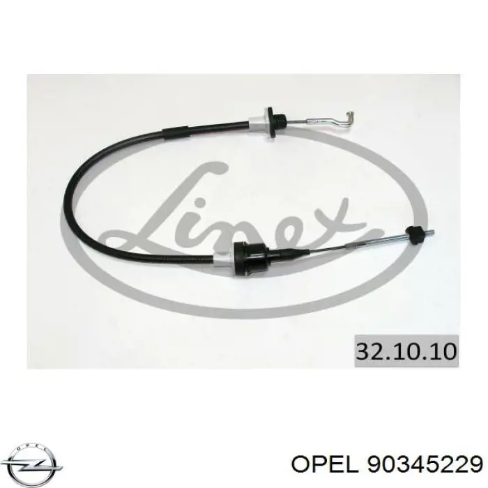 90345229 Opel cable de embrague
