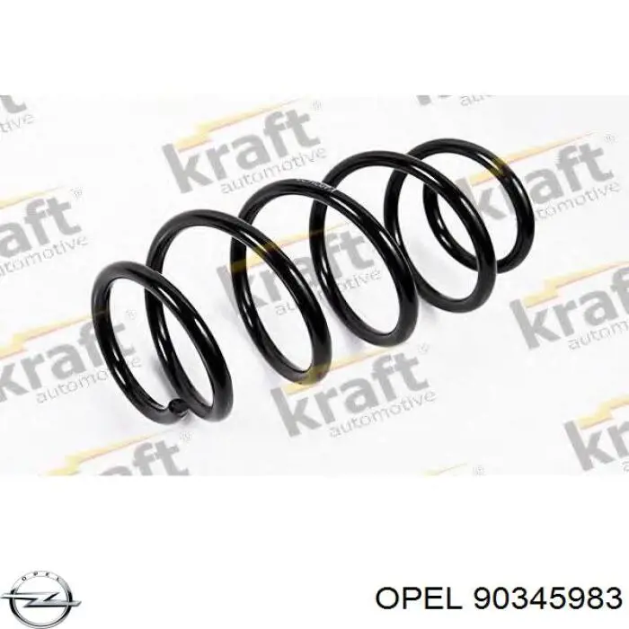 Muelle delantero Opel 90345983 precio, desde 23,35 EUR
