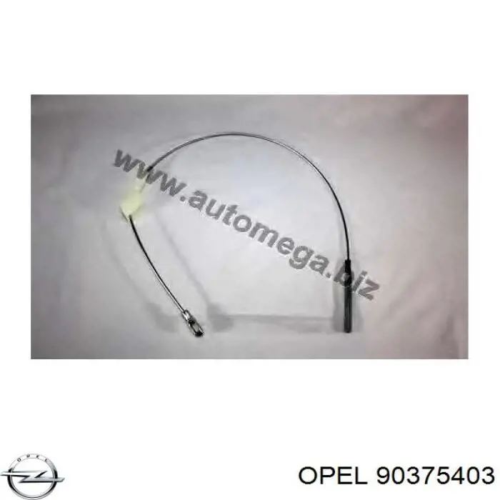 90375403 Opel cable de freno de mano trasero izquierdo