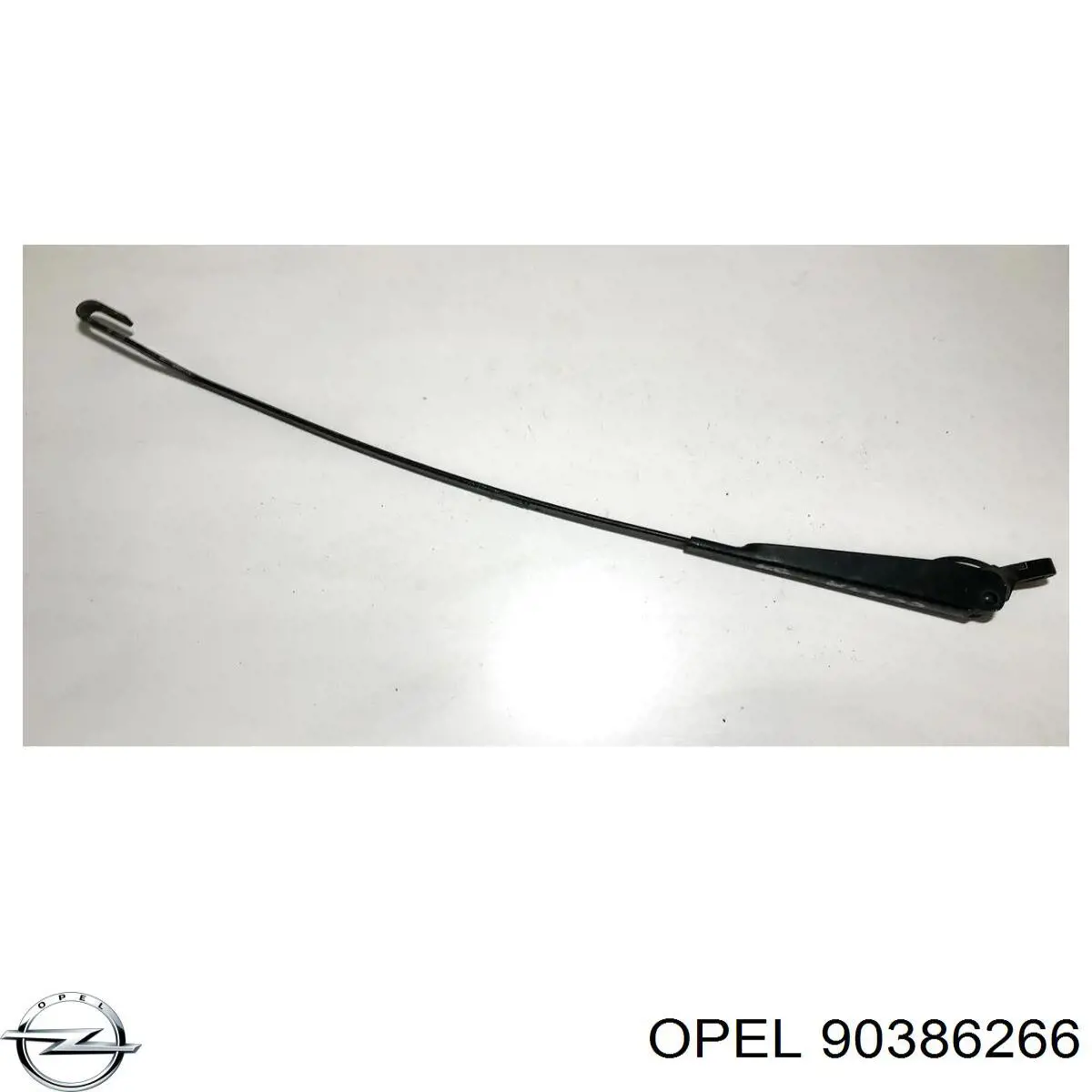 90386266 Opel brazo del limpiaparabrisas, lavado de parabrisas, luna delantera