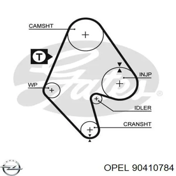 Comprar 90410784 Opel Correa distribución