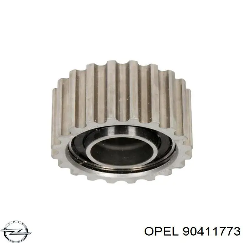 90411773 Opel rodillo intermedio de correa dentada