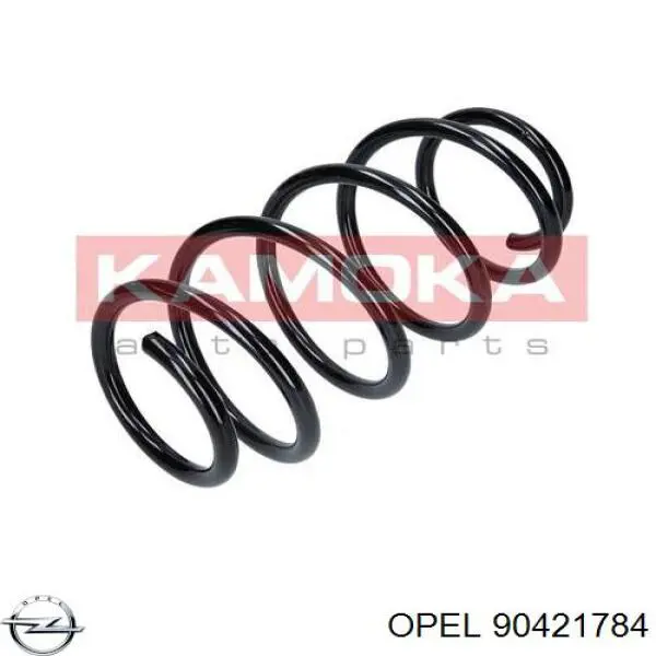 90421784 Opel muelle de suspensión eje delantero