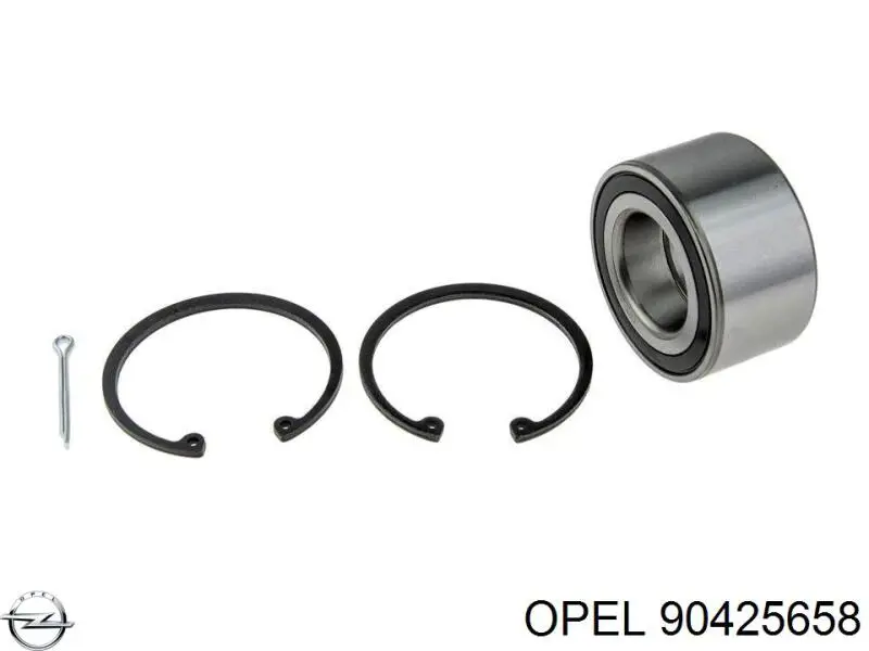 90425658 Opel cojinete de rueda delantero