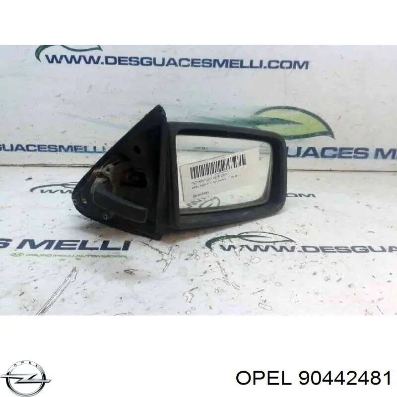 90442481 Opel espejo retrovisor izquierdo