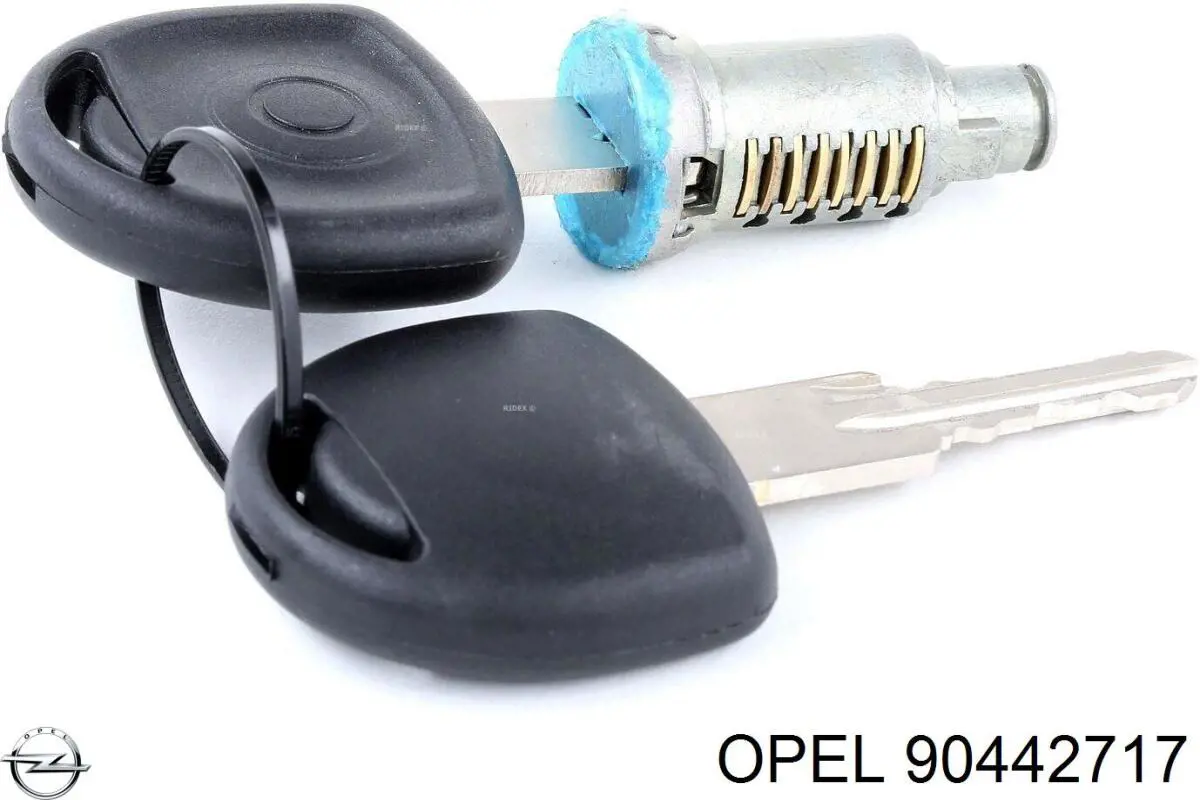 90442717 Opel cilindro de cerradura de puerta delantera